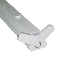 Φωτιστικό σκαφάκι για 2 λάμπες LED T8 150cm τύπου φθορίου με τροφοδοσία στα 2 άκρα