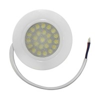 Led σποτ κουζίνας λευκό χωνευτό στρογγυλό Ø57mm 4W 6000k ψυχρό λευκό φως δέσμης 60° 230V