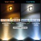 Led φωτιστικό επίτοιχο τετράγωνο 91x91mm γκρι 1W 230V θερμό φως στεγανό IP54