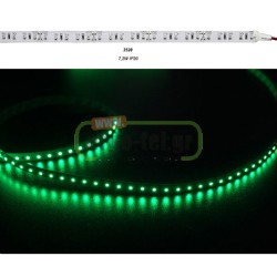 LED ΤΑΙΝΙΑ 5m ΠΡΑΣΙΝΗ 24VDC 7,2W/m 90LED3528/m ΜΗ ΣΤΕΓΑΝΗ IP20 ΕΥΚΑΜΠΤΗ ΑΥΤΟΚΟΛΛΗΤΗ