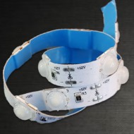 Led ταινία υψηλής φωτεινότητας 16W 12VDC 5m ψυχρό λευκό φως αδιάβροχη IP65 εύκαμπτη & αυτοκόλλητη