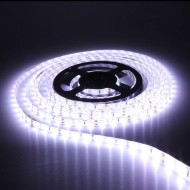 Led ταινία υψηλής φωτεινότητας 16W 12VDC 5m ψυχρό λευκό φως αδιάβροχη IP65 εύκαμπτη & αυτοκόλλητη