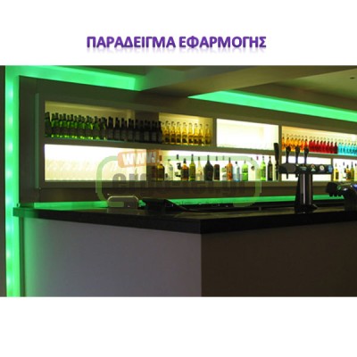 LED ΤΑΙΝΙΑ 5m ΠΡΑΣΙΝΗ 24VDC 7,2W/m 90LED3528/m ΜΗ ΣΤΕΓΑΝΗ IP20 ΕΥΚΑΜΠΤΗ ΑΥΤΟΚΟΛΛΗΤΗ