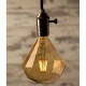 Λάμπα led διακοσμητική διαμάντι μελί E27 6W 230V ντιμαριζόμενη 2700k θερμό λευκό φως 590lm