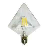 Λάμπα διακοσμητική led διαμάντι E27 6W 230V ντιμαριζόμενη 2700k θερμό λευκό φως 590lm