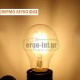 Λάμπα led filament αχλάδι Ε27 6W 230V ντιμαριζόμενη 2700k θερμό λευκό φως 680 lumen 30000h