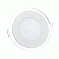 Led panel λευκό στρογγυλό χωνευτό με 3 επιλογές ψυχρού & μπλε φωτός 24W 230V 1900lm