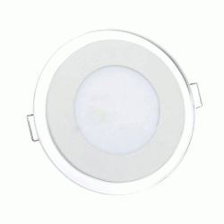 Led panel λευκό στρογγυλό χωνευτό με 3 επιλογές ψυχρού & μπλε φωτός 24W 230V 1900lm