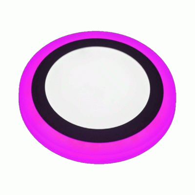 Led panel λευκό στρογγυλό χωνευτό με 3 επιλογές φουξ & λευκού φωτός 24W 230V 1900lm Led panel λευκό στρογγυλό χωνευτό με 3 επιλογές φουξ & λευκού φωτός 24W 230V 1900lm