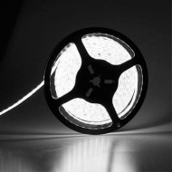 Led ταινία 5m 4.8W 12VDC ενδιάμεσο λευκό φως IP20 μη στεγανή εύκαμπτη & αυτοκόλλητη