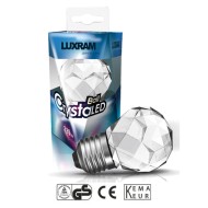 Λάμπα διακοσμητική led Crystal E27 3W 230V 4000k ενδιάμεσο λευκό φως 320 lumen 25000h