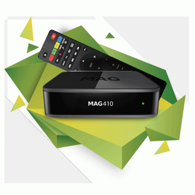 Δέκτης IPTV MAG-410 UHD Set-top Box Infomir Android 6.0.1+HDMI cable 2.0 2 GB RAM & 8 GB Flash