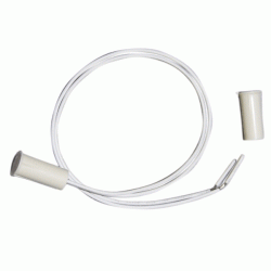 Μαγνητική επαφή χωνευτή ALEPH PS-1641W με άνοιγμα ½ʼʼ (1,27cm) σε λευκό χρώμα