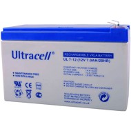 Μπαταρία μολύβδου ULTRACELL 12V 7Ah τύπος terminal F1 151x65x93