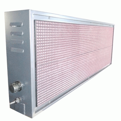 Ηλεκτρονική επιγραφή LED μονής όψης 96cmx16cm αδιάβροχη Ελληνικής κατασκεύης πράσινο χρώμα