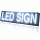 Ηλεκτρονική επιγραφή LED διπλής όψης 64cmx32cm αδιάβροχη Ελληνικής κατασκεύης άσπρο χρώμα