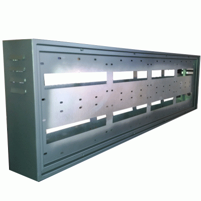 Ηλεκτρονική επιγραφή LED μονής όψης 96cmx16cm αδιάβροχη Ελληνικής κατασκεύης πράσινο χρώμα