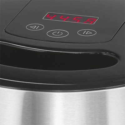 Παγωτομηχανή PROFI COOK PC-ICM 1140 1,8L με περίβλημα από ανοξείδωτο ατσάλι και οθόνη LED