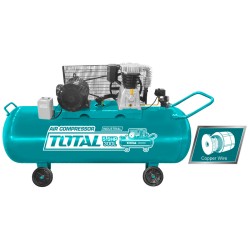 Αεροσυμπιεστής ιμάντα TOTAL TC1553002 300Lit 930rpm/min με κινητήρα χαμηλού θορύβου