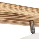 Vintage τρίφωτο φωτιστικό οροφής CUP με 3 ντουί E27 AC 220-240V IP20 λευκό-μπεζ 60x14x26cm