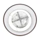 GloboStar® SALEM 61244 Κρεμαστή Πλαφονιέρα Οροφής Δαχτυλίδι-Κύκλος LED CCT 75W 8625lm 120° AC 220-240V - Εναλλαγή Φωτισμού μέσω Τηλεχειριστηρίου All In One Ψυχρό 6000k+Φυσικό 4500k+Θερμό 2700k Dimmable Φ45cm - Καφέ Χάλκινο - 3 Years Warranty