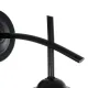 Φωτιστικό τοίχου απλίκα με ντουί 1 x E27 AC 220-240V IP20  μαύρο & λευκό Μ24 x Π15 x Υ27cm