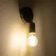 Vintage επιτοίχιο φωτιστικό kelvo® DON για λάμπα με ντουί E27 AC 220-240V IP20 χάλκινο εφέ σκουριάς 10x7x16cm