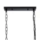 GloboStar® NEST 01643 Vintage Κρεμαστό Φωτιστικό Φιγούρα Δίφωτο 2 x E27 IP20 Μαύρο Μέταλλο με Πράσινο Πλαστικό - Μ73.6 x Π37.5 x Y38cm
