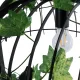 GloboStar® NEST 01643 Vintage Κρεμαστό Φωτιστικό Φιγούρα Δίφωτο 2 x E27 IP20 Μαύρο Μέταλλο με Πράσινο Πλαστικό - Μ73.6 x Π37.5 x Y38cm