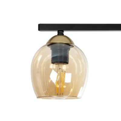 Vintage τρίφωτο φωτιστικό οροφής RADIAM με 3 ντουί E27 AC 220-240V IP20 πολύχρωμο 60x13x16cm Vintage τρίφωτο φωτιστικό οροφής RADIAM με 3 ντουί E27 AC 220-240V IP20 πολύχρωμο 60x13x16cm