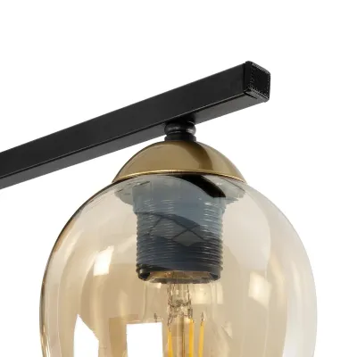 Vintage τρίφωτο φωτιστικό οροφής RADIAM με 3 ντουί E27 AC 220-240V IP20 πολύχρωμο 60x13x16cm Vintage τρίφωτο φωτιστικό οροφής RADIAM με 3 ντουί E27 AC 220-240V IP20 πολύχρωμο 60x13x16cm