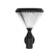 GLOBOSTAR® SOLARTIS 90527 Μοντέρνο Φωτιστικό Τοίχου - Απλίκα LED 10W 1000lm 180° με Ενσωματωμένο Φωτοβολταϊκό Panel 6V 5W & Επαναφορτιζόμενη Μπαταρία Li-ion 3.2V 6000mAh με Αισθητήρα Ημέρας-Νύχτας Αδιάβροχο IP65 Ψυχρό Λευκό 6000K - Sanan SMD Chip - Μα