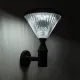 GLOBOSTAR® SOLARTIS 90527 Μοντέρνο Φωτιστικό Τοίχου - Απλίκα LED 10W 1000lm 180° με Ενσωματωμένο Φωτοβολταϊκό Panel 6V 5W & Επαναφορτιζόμενη Μπαταρία Li-ion 3.2V 6000mAh με Αισθητήρα Ημέρας-Νύχτας Αδιάβροχο IP65 Ψυχρό Λευκό 6000K - Sanan SMD Chip - Μα