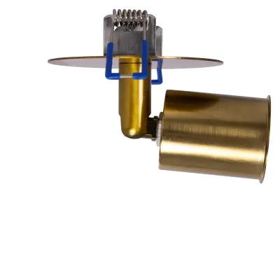Χωνευτό φωτιστικό οροφής SARA με ντουί 1 x E27 AC 220-240V IP20 χρυσό 8.5x8.5x11cm