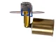 Χωνευτό φωτιστικό οροφής SARA με ντουί 1 x E27 AC 220-240V IP20 χρυσό 8.5x8.5x11cm