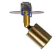 Χωνευτό φωτιστικό οροφής SARA με ντουί 1 x E27 AC 220-240V IP20 χρυσό 8.5x8.5x11cm