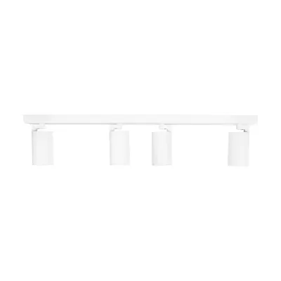 Φωτιστικό σποτ οροφής kelvo® SPOTA για 4 λάμπες MR16 με ντουί GU10 AC 220-240V IP20 λευκό ματ 64x6x14cm
