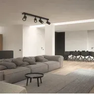 Φωτιστικό σποτ οροφής kelvo® SPOTA για 4 λάμπες MR16 με ντουί GU10 AC 220-240V IP20 μαύρο ματ 64x6x14cm Φωτιστικό σποτ οροφής kelvo® SPOTA για 4 λάμπες MR16 με ντουί GU10 AC 220-240V IP20 μαύρο ματ 64x6x14cm