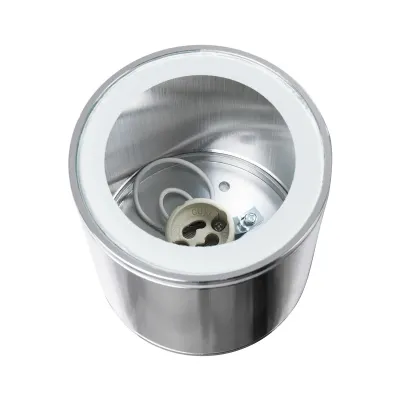 Φωτιστικό downlight σποτ kelvo® MARETTI για λάμπα MR16 με ντουί GU10 AC 220-240V αδιάβροχο IP65 νίκελ χρώμιο 9x9x9cm Φωτιστικό downlight σποτ kelvo® MARETTI για λάμπα MR16 με ντουί GU10 AC 220-240V αδιάβροχο IP65 νίκελ χρώμιο 9x9x9cm