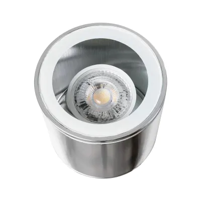 Φωτιστικό downlight σποτ kelvo® MARETTI για λάμπα MR16 με ντουί GU10 AC 220-240V αδιάβροχο IP65 νίκελ χρώμιο 9x9x9cm Φωτιστικό downlight σποτ kelvo® MARETTI για λάμπα MR16 με ντουί GU10 AC 220-240V αδιάβροχο IP65 νίκελ χρώμιο 9x9x9cm