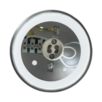 Φωτιστικό downlight σποτ kelvo® MARETTI για λάμπα MR16 με ντουί GU10 AC 220-240V αδιάβροχο IP65 νίκελ χρώμιο 9x9x9cm Φωτιστικό downlight σποτ kelvo® MARETTI για λάμπα MR16 με ντουί GU10 AC 220-240V αδιάβροχο IP65 νίκελ χρώμιο 9x9x9cm