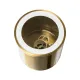 Φωτιστικό downlight σποτ kelvo® MARETTI για λαμπτήρα MR16 με ντουί GU10 AC 220-240V αδιάβροχο IP65 χρυσό πλατίνα 9x9x9cm