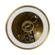 Φωτιστικό downlight σποτ kelvo® MARETTI για λαμπτήρα MR16 με ντουί GU10 AC 220-240V αδιάβροχο IP65 χρυσό πλατίνα 9x9x9cm