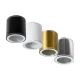 Φωτιστικό downlight σποτ kelvo® MARETTI για λαμπτήρα MR16 με ντουί GU10 AC 220-240V αδιάβροχο IP65 χρυσό πλατίνα 9x9x9cm