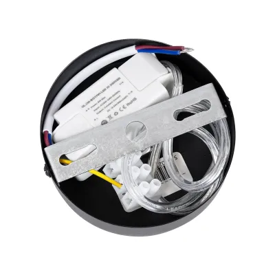 Κρεμαστό φωτιστικό οροφής LED kelvo® CANAL 7W 700lm 36° AC 220-240V IP20 θερμό λευκό 2700K μαύρο ματ 4x4x60cm