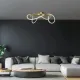 Φωτιστικό οροφής kelvo® GLOW LED 34W 3400lm 360° AC 220-240V IP20 ρυθμιζόμενο λευκό CCT με χειριστήριο από 2700K έως 6000K ντιμμάριζομενο χρυσό πλατίνα 60x60x30cm