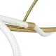 Φωτιστικό οροφής kelvo® GLOW LED 89W 8900lm 360° AC 220-240V IP20 ρυθμιζόμενο λευκό CCT με χειριστήριο από 2700K έως 6000K dimmable χρυσό πλατίνα 150x150x30cm