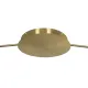 Φωτιστικό οροφής kelvo® GLOW LED 89W 8900lm 360° AC 220-240V IP20 ρυθμιζόμενο λευκό CCT με χειριστήριο από 2700K έως 6000K dimmable χρυσό πλατίνα 150x150x30cm