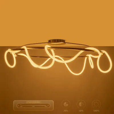 Φωτιστικό οροφής kelvo® GLOW LED 89W 8900lm 360° AC 220-240V IP20 ρυθμιζόμενο λευκό CCT με χειριστήριο από 2700K έως 6000K dimmable χρυσό πλατίνα 150x150x30cm
