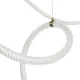 Κρεμαστό φωτιστικό οροφής LED kelvo® GLOW 105W 10500lm 360° AC 220-240V IP20 ρυθμιζόμενο λευκό CCT με χειριστήριο από 2700K έως 6000K ντιμμαριζόμενο χρυσό πλατίνα 180x180x110cm KLV-101-0158